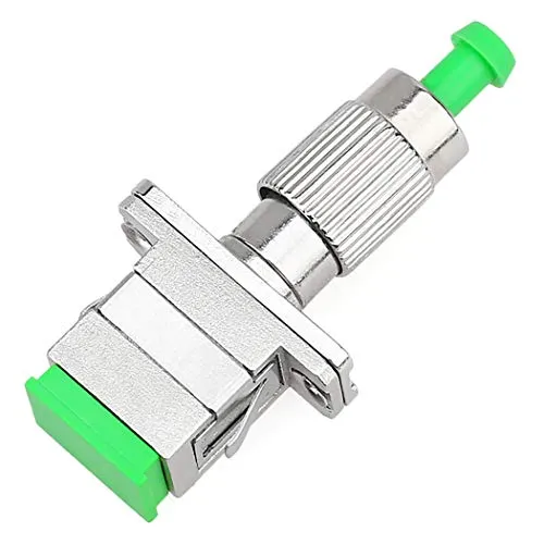 FC/APC (Stecker) auf SC/APC (Buchse) SM-9/125 Glasfaser-Hybrid-Adapter, FC-SC-Anschluss.