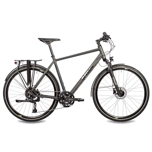 Airtracks Herren Trekkingrad TR.2855-C 28 Zoll - Hochmodernes Trekkingrad mit 20-Gang Shimano CUES Schaltung und hydraulischen Scheibenbremsen für optimale Sicherheit und Komfort auf jedem Terrain.