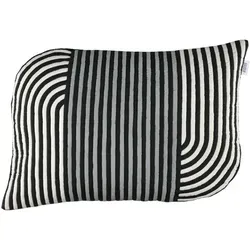 SCHÖNER WOHNEN Kissenhülle Arcs grau in grau von SCHÖNER WOHNEN