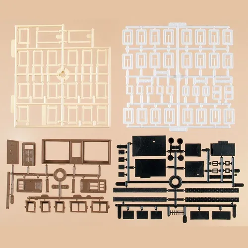 Bastelset für Wohngebäude Auhagen 48550, H0 / 1:87 / 1:100 / TT