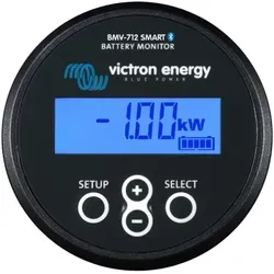 Victron BMV-712 Black Smart Batterie Monitor - Caravan-Zubehör mit präziser Überwachung des Ladezustands, Alarmfunktion und integriertem Bluetooth für einfache Nutzung über die App.