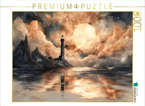 CALVENDO Puzzle Küstenwächter in der Nacht | 1000 Teile