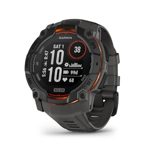 Garmin Instinct 3 Solar GPS-Uhr 50MM schwarz von Garmin