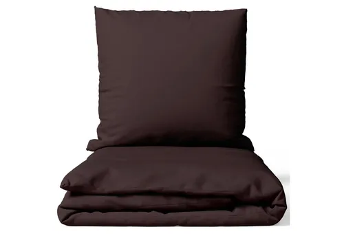 NYVI DreamScience Renforcé Uni Bettwäsche in braun von NYVI