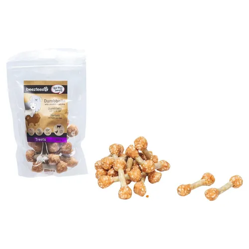 Beeztees Hundesnack Hanteln mit Huhn und Reis 200 g, UVP 6,49 EUR, NEU