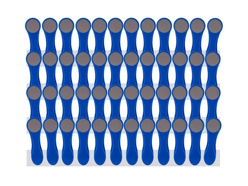 trendfinding Wäscheklammern 48 Wäscheklammern mit Edelstahlfedern und Softgrip Grau, Mit neuester Klammertechnik für empfindliche Wäsche