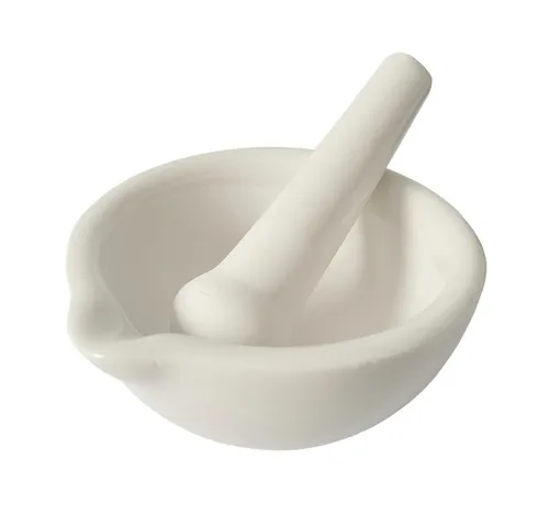 Provance Mörser Keramik Mörser mit Stößel 10 cm Durchmesser 4,5 cm Höhe, kleine Mängel