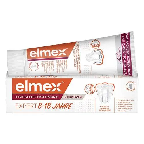 Elmex Kariesschutz Professional + Zahnspange Expert Zahnpasta 75 ml