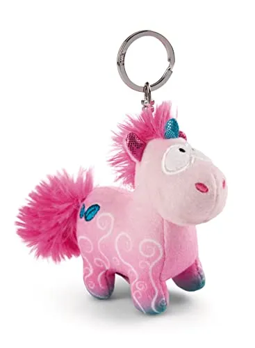 Schlüsselanhänger Einhorn Midnight Floral 10cm in pink von NICI