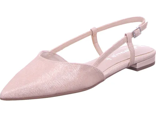 Tamaris Damen Pumps Slingback flach mit spitzer Form 1-29405-44, Größe:37 EU, Farbe:Rosa - Wanderschuhe mit TOUCHit gepolstertem Fußbett für höchsten Tragekomfort und rutschfestem Absatz. Ideal für stilvolle Anlässe und den Alltag.