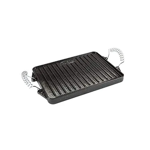 Grillplatte Plancha 21x27cm aus Eisenguss