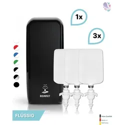 SET: Berührungsloser Desinfektionsspender SENSOR Blanc Cosmos + 3x 1-L Hautdesinfektion - Der elegante Desinfektionsspender SENSOR von Blanc Cosmos bietet höchste Ergiebigkeit und Flexibilität mit 3 regulierbaren Dosierungen. Ideal für hygienische Anwendungen, bis zu 1.000 Anwendungen pro Kartusche.