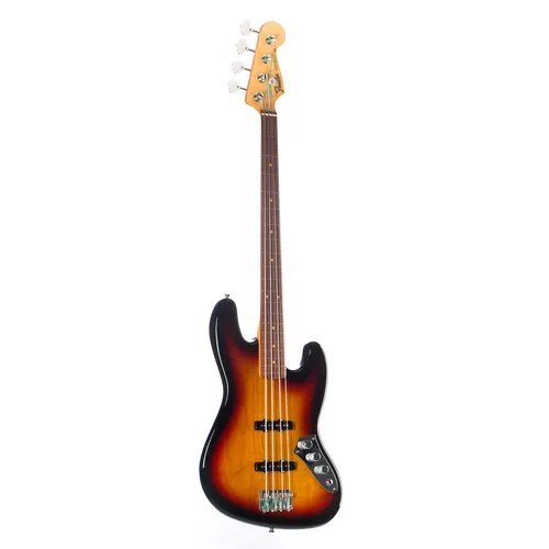 Fender Jaco Pastorius Jazz Bass 3-Color Sunburst - E-Bass aus der Fender Artist Serie, Fretless mit Pau-Ferro-Griffbrett, inspiriert vom legendären 