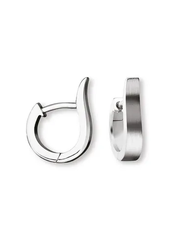 Amoonic Klappcreolen Klassische Creolen Silber 925 Ohrringe Klappcreolen Geschenk Damen (inkl. Schmucketui), Creolen in Silber, Gold oder Rosegold vergoldet Geschenk Freundin