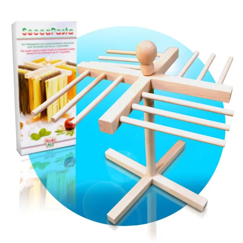 PASTAAID 800 SeccaPasta Nudeltrockner Nudelständer zerlegbar aus Ahornholz NEU