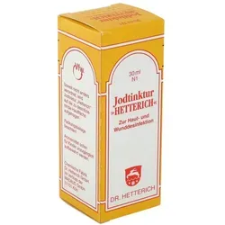 Jodtinktur Hetterich Lösung Inhalt: 30 ml
