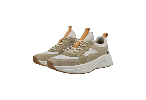 Salamander Slip-On Sneaker Plateausneaker in Beige, Größe 36 EU - Modischer Halbschuh mit aufgesetzter Schnürung, animal-print Optik und rutschhemmender Sohle für sicheren Halt im Alltag.