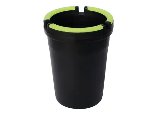 EUFAB Aschenbecher 17469, fluoreszierend in schwarz von EUFAB