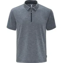 SCHNEIDER Sportswear Poloshirt MELM-POLO ELBLAU-MELIERT blau 48
