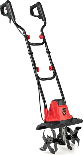 GOPLUS Elektrische Motorhacke 750 W – Klappbarer Gartenkultivator mit 32 cm Arbeitsbreite