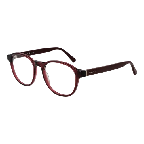 Gant Brillenfassung GA50006 066 52 für Herren - Moderne Herrenbrille in Rot aus robustem Azetat, ideal für den täglichen Einsatz. Mit dem zeitlosen Panto-Stil und einer Größe von 52 eignet sie sich perfekt für modische Akzente.
