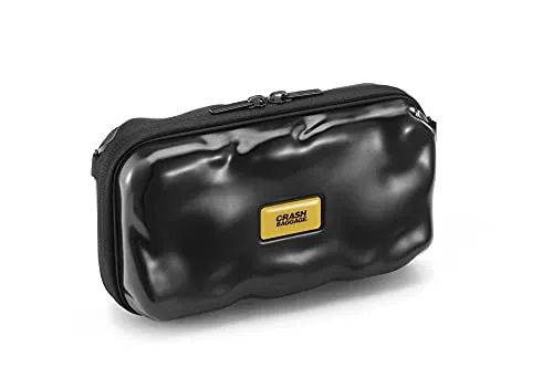 Crash Baggage Kulturbeutel – Hard Case Super Black, Schwarz - Reisetaschen: Robuster Kosmetikkoffer mit hartem Gehäuse, ideal für sicheres Reisen und stilvolle Aufbewahrung von Kosmetik.