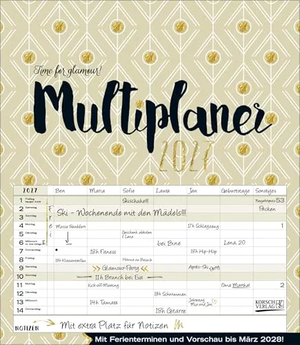 Multiplaner von Korsch Verlag