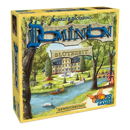 Rio Grande Games Dominion Erweiterung - Blütezeit - Gesellschaftsspiel für 2-4 Spieler, erweitert das Spiel des Jahres 2009 und bietet neue Strategien für unendliche Reichtümer. Ideal für spannende Spielabende ab 13 Jahren.