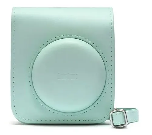INSTAX Mini 12 Camera Tasche Mint-Green - Schützende Kameratasche mit Trageriemen für optimalen Komfort und stylisches Design