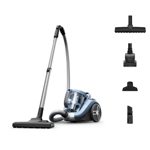 Rowenta Compact Power XXL RO4871EA - Bodenstaubsauger mit 2,5 Liter Fassungsvermögen, hocheffiziente Zyklon-Technologie für hervorragende Staubaufnahme und 6,2m Kabel für maximale Bewegungsfreiheit