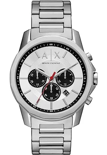 Armani Exchange AX1742 Chronograph Herren Uhr - Armbanduhren mit zeitloser Eleganz und sportlichen Elementen, ausgestattet mit einem praktischen Chronographen und hohem Tragekomfort durch das Edelstahlarmband.