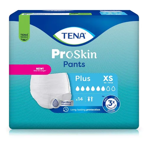 TENA ProSkin Pants Plus XS, 14 Stück
