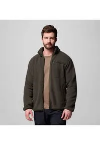 Columbia Herren Fleecejacke RUGGED RIDGE HIGH XL - Funktionsjacken aus hochflorigem Sherpa-Fleece, kuschelig warm und ideal für kühle Tage, mit praktischem Reißverschluss und stylischem Design für Outdoor-Abenteuer.