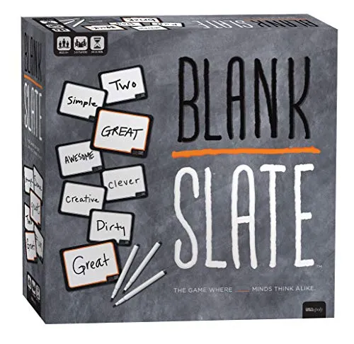 The OP USAopoly - Blank Slate - Englisches Wortassoziationsspiel - Lustiges, familienfreundliches Brettspiel - Ideales Partyspiel - Für 3-8 Spieler - Ab 8 Jahren - Englisch