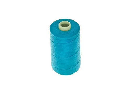 maDDma Universal Nähgarn Polyester 1 Spule 40/2 120er 1000m Nähgarn, 1000 m, A823 azurblau