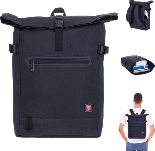 Bagboom Elephant AllDay Rucksack - Vielseitiger 22L Kurierrucksack für Damen und Herren, ideal für Sport, Reisen und Büro. Inklusive Trinkflasche und gepolstertem Laptopfach für optimalen Schutz.