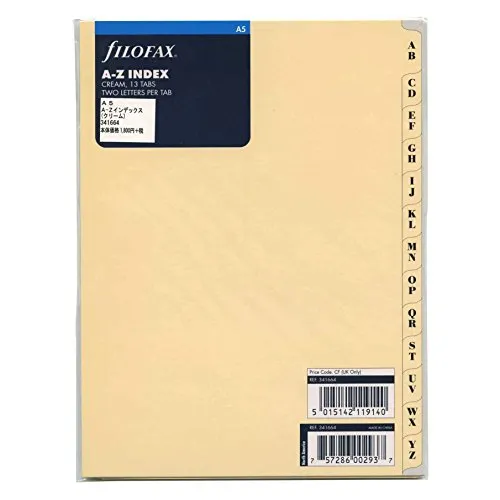 Papier für Hefter von Filofax