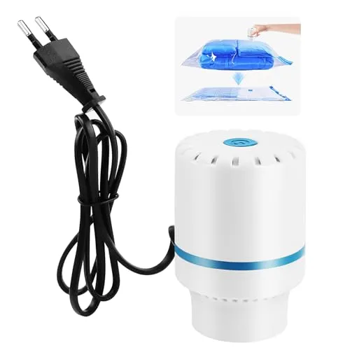 Vakuumpumpe für Vakuumbeutel, Vakuumiergerät Kleidung 30W,Pumpe für Vakuumbeutel 4000 Pa,Geeignet für Verschiedene Vakuumbeutel Auslassöffnungsgröße von 4cm