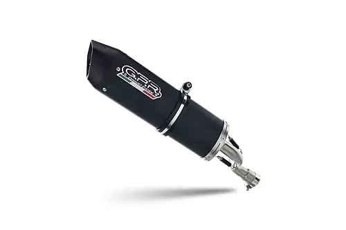 Produktbild GPR Auspuff kompatibel mit F.B. Mondial Smx 125 Enduro 2021-2023, Furore Evo4 Schwarz, zugelassenes Auspuffendstück, geliefert mit abnehmbarem dB-Killer, Katalysator und spezifischem Anschluss