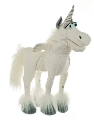 LIVING PUPPETS Handpuppe Elke das Einhorn W221 – Fantasievolles Spielzeug - Handpuppe für kreatives Rollenspiel, fördert die Fantasie und Interaktion bei Kindern.