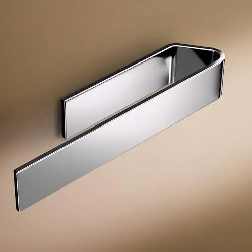 Designfabrik Hamburg Handtuchhalter ohne Bohren in silber von Designfabrik Hamburg