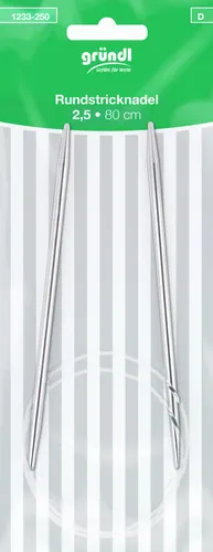 Gründl Rundstricknadeln 2,50 mm 80 cm