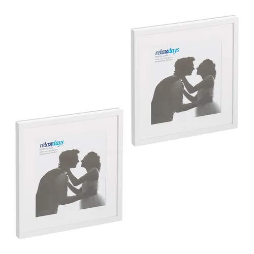 Bilderrahmen Fotorahmen 2er Set Wandbilderrahmen Wechselrahmen 38,5 x 38,5 cm