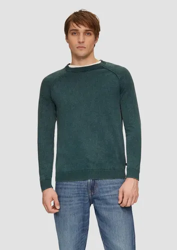 QS Herren Pullover 2153085 XXL - Sweatshirt für Herren mit Crew Neck-Ausschnitt und langen Ärmeln, ideal für lässige Outfits und komfortable Passform im Regular Fit.