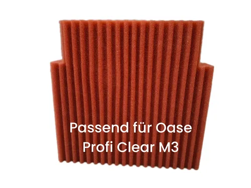 KH Filerschwamm fein rot (30PPI) 33 x 37,5 cm passend für Oase ProfiClear M3