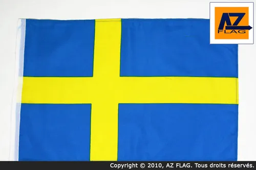 FLAGGE SCHWEDEN 45x30cm - SCHWEDISCHE FAHNE 30 x 45 cm - flaggen AZ FLAG - Neu