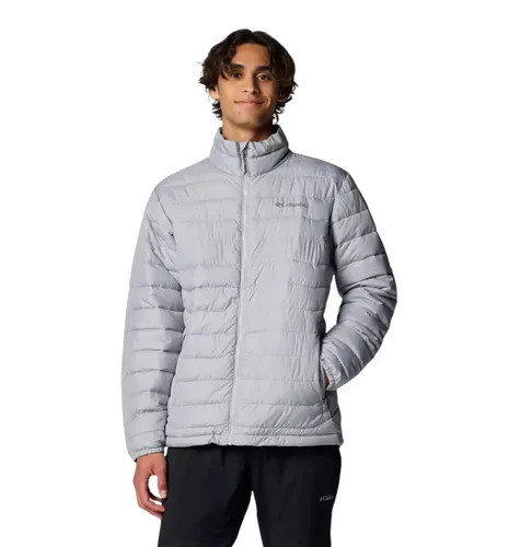 Columbia Men's Powder Lite II Jacket - Graue Pufferjacke für Herren - Funktionsjacken mit Omni-Heat thermisch reflektierendem Material und Wasserabweisung, ideal für kalte und nasse Bedingungen.