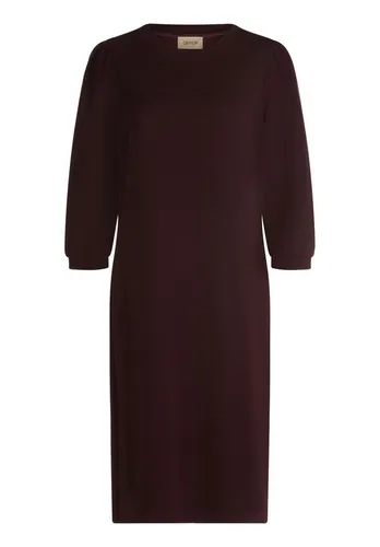 Cartoon Maxikleid Kleid Kurz - Kleid mit 3/4-Ärmeln, figurumspielender Passform und Rundhals-Ausschnitt, ideal für lässige Anlässe oder den Alltag.