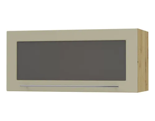 Feldmann-Wohnen Klapphängeschrank in Creme, Eiche Artisan