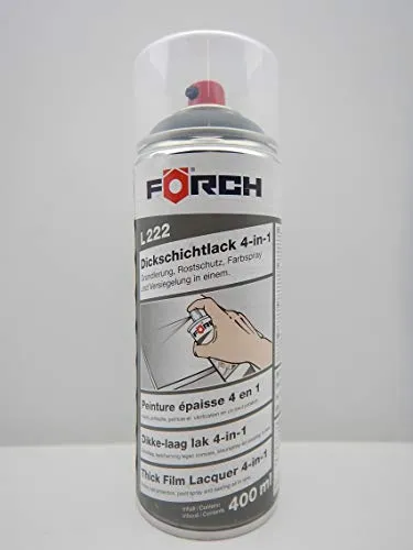FORCH 4 in 1 RAL 7043 VERKEHRSGRAU B GRAU DICKSCHICHTLACK Lack Spray SPRAYDOSE 400ML (1)